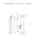 DEVICE FOR PRODUCTION OF NANOFIBRES THROUGH ELECTROSTATIC SPINNING OF     LIQUID MATRIX diagram and image