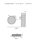 BATTERY WITH PRESSURE RELIEF CHANNEL diagram and image