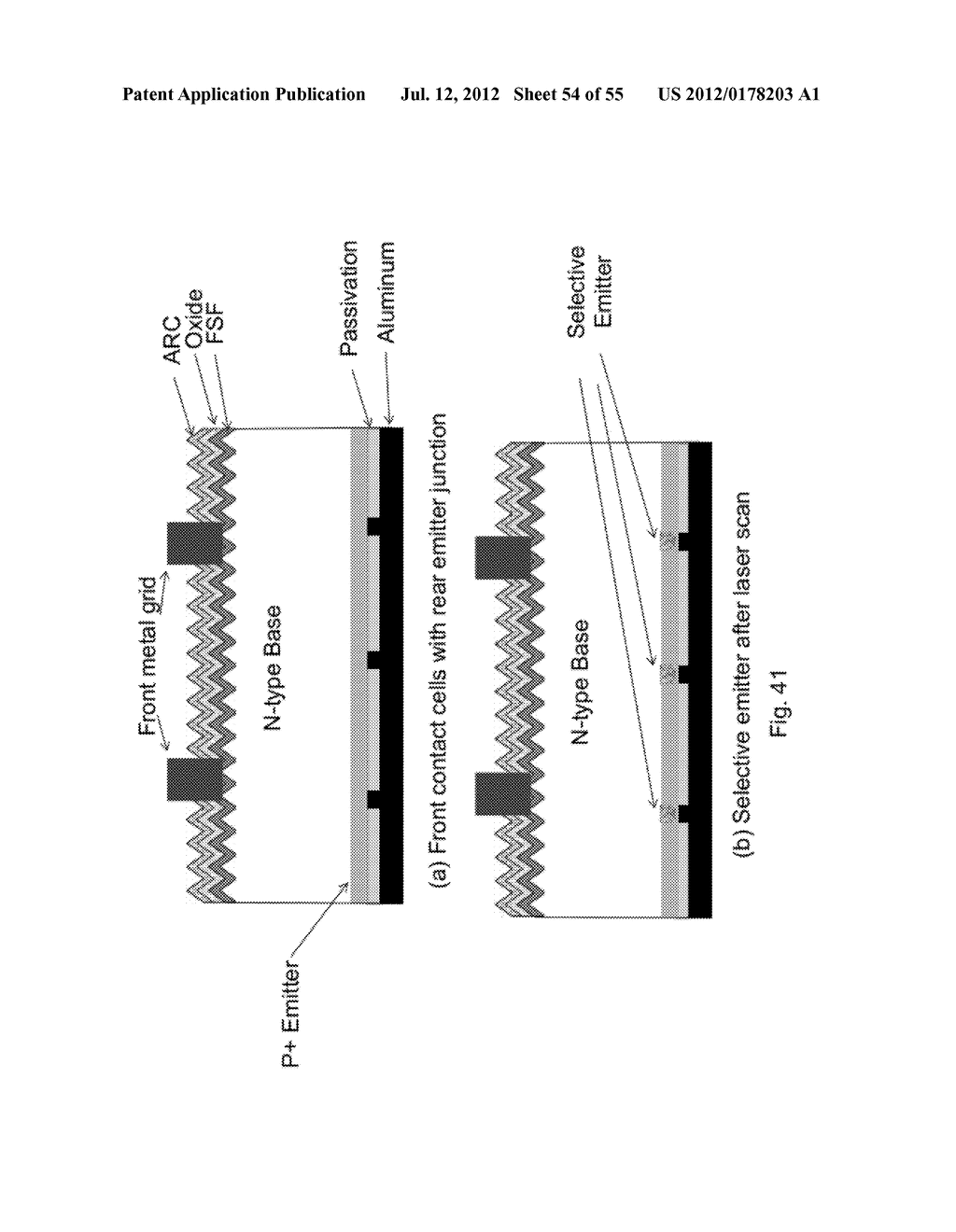 LASER ANNEALING FOR ALUMINUM DOPING AND FORMATION OF BACK-SURFACE FIELD IN     SOLAR CELL CONTACTS - diagram, schematic, and image 55