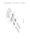 CONNECTOR ATTACHED TO A BRACKET AND MOUNTED IN A CUTOUT IN A SUBSTRATE diagram and image