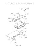 CONNECTOR ATTACHED TO A BRACKET AND MOUNTED IN A CUTOUT IN A SUBSTRATE diagram and image