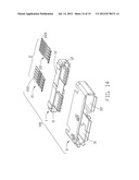 CONNECTOR ATTACHED TO A BRACKET AND MOUNTED IN A CUTOUT IN A SUBSTRATE diagram and image