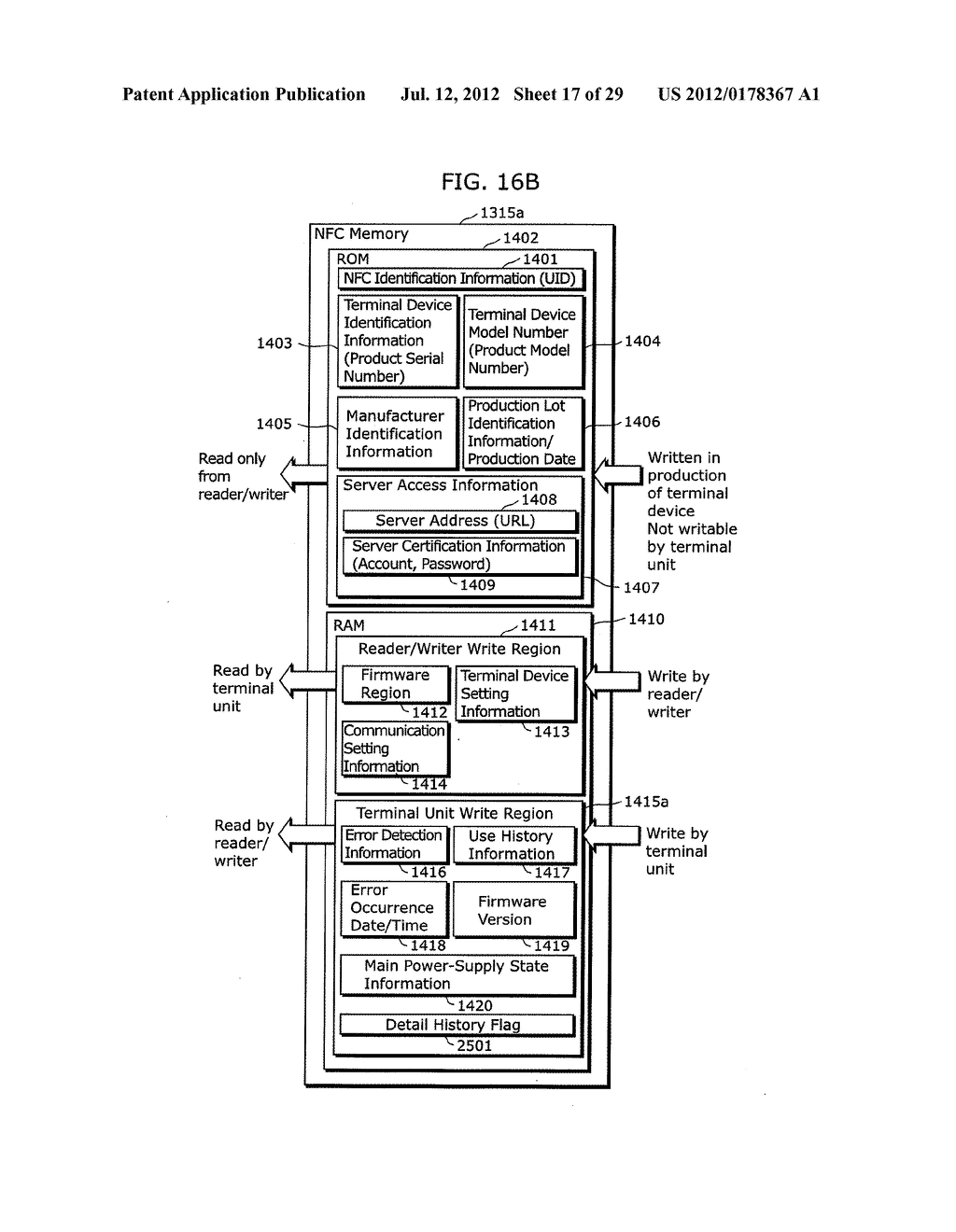 NEAR FIELD COMMUNICATION DEVICE AND METHOD OF CONTROLLING THE SAME - diagram, schematic, and image 18