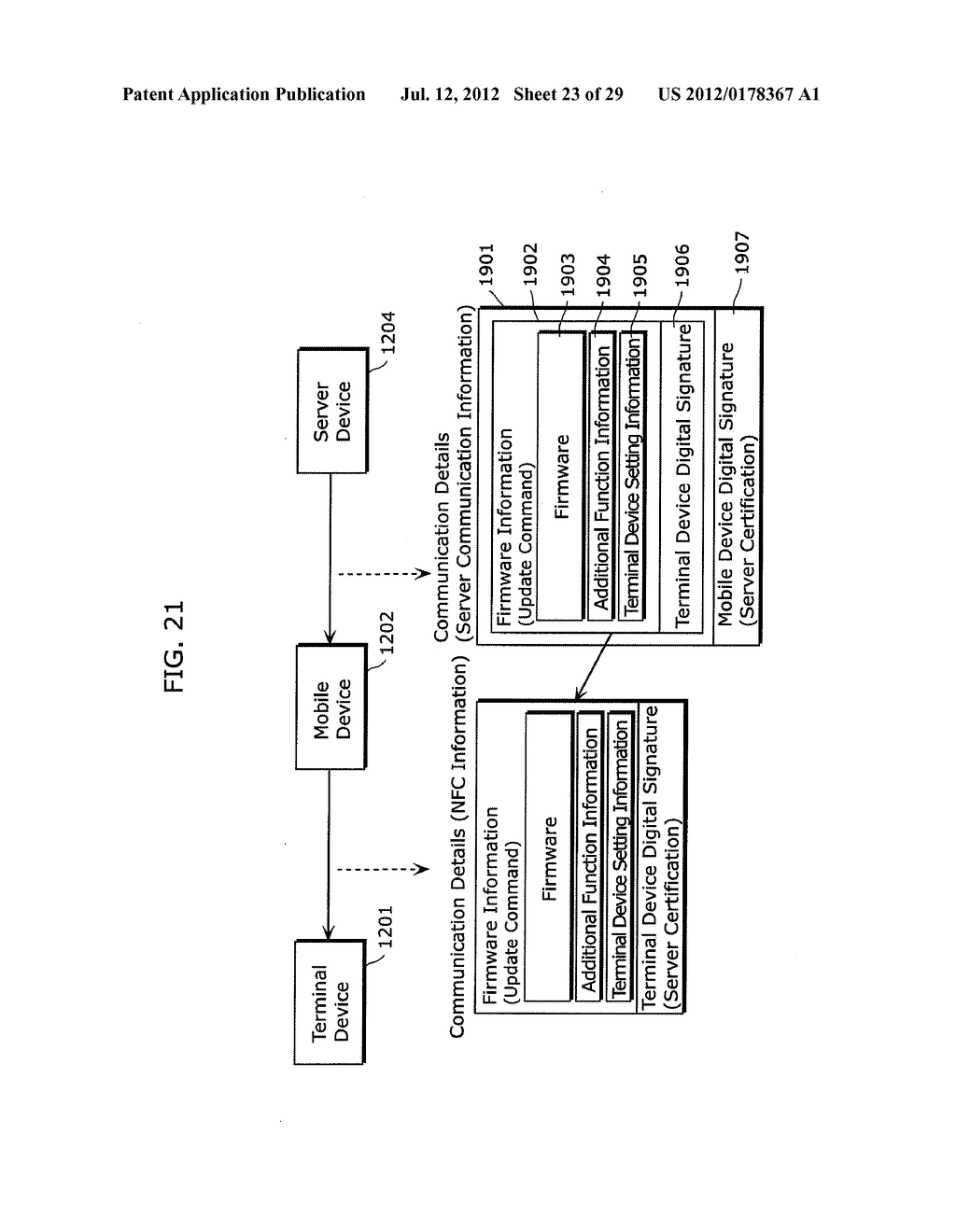 NEAR FIELD COMMUNICATION DEVICE AND METHOD OF CONTROLLING THE SAME - diagram, schematic, and image 24