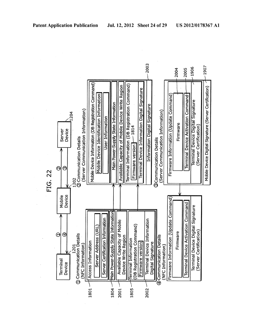 NEAR FIELD COMMUNICATION DEVICE AND METHOD OF CONTROLLING THE SAME - diagram, schematic, and image 25