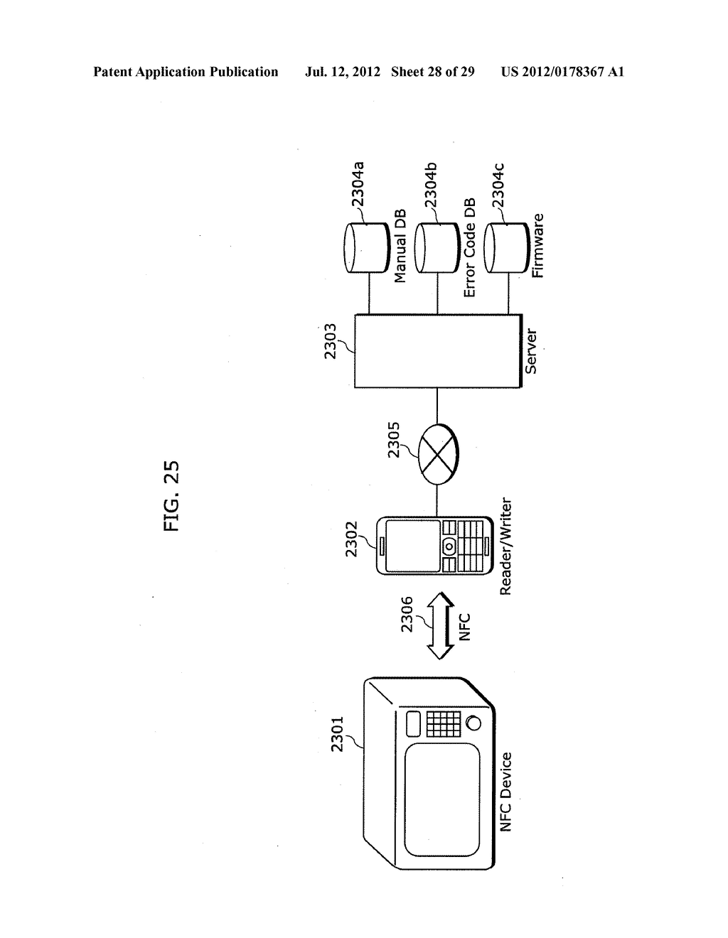 NEAR FIELD COMMUNICATION DEVICE AND METHOD OF CONTROLLING THE SAME - diagram, schematic, and image 29