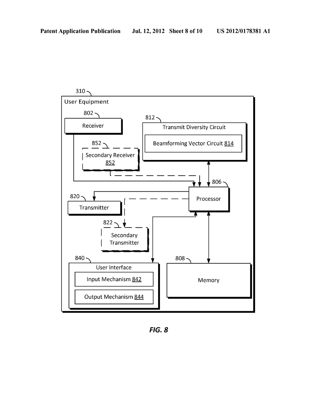 APPARATUS AND METHOD FOR UPLINK CLOSED LOOP TRANSMIT DIVERSITY - diagram, schematic, and image 09