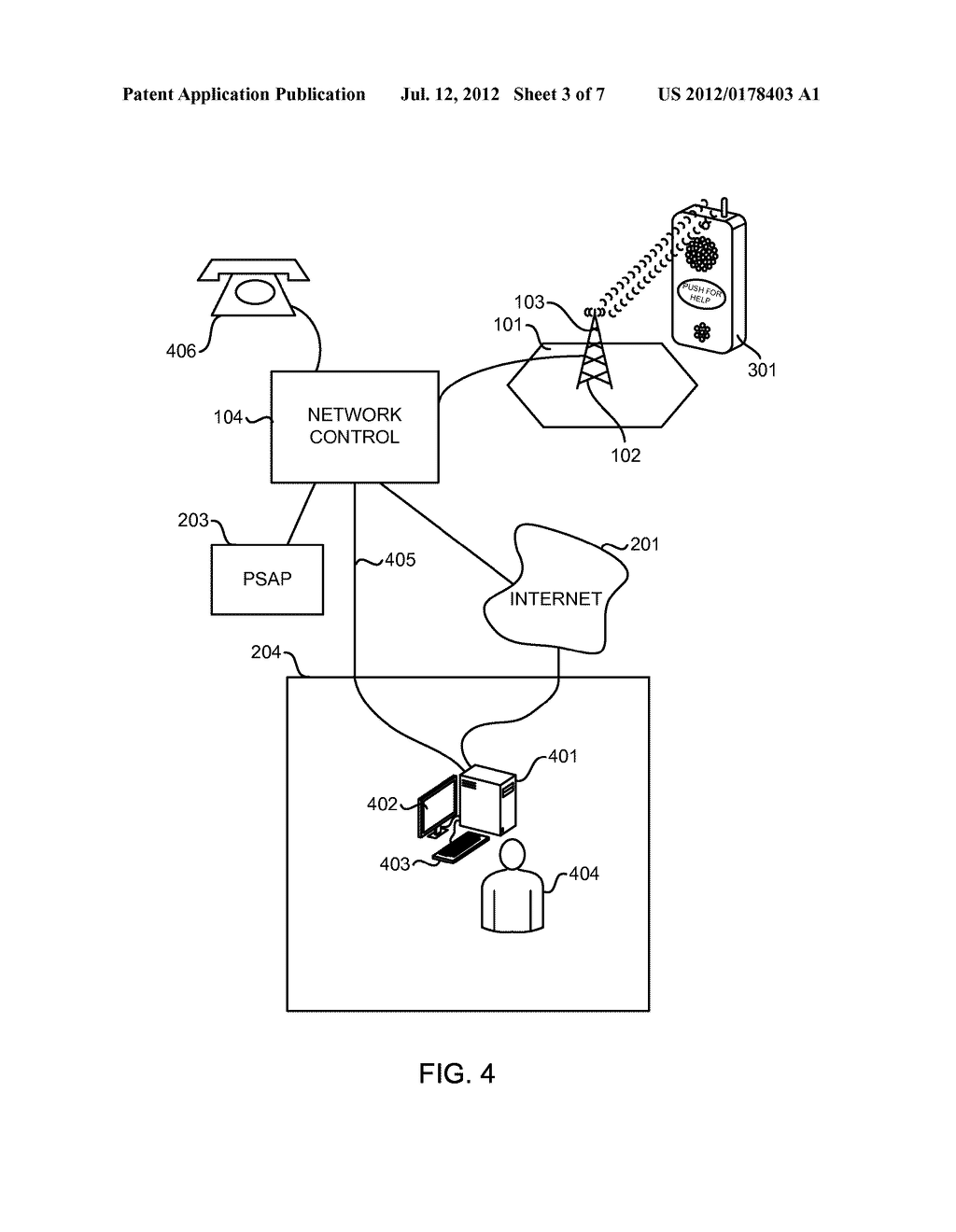 EMERGENCY CALL REDIRECTION SYSTEMS AND METHODS - diagram, schematic, and image 04