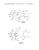 BASKETBALL SHOOTING TRAINING GLOVE diagram and image