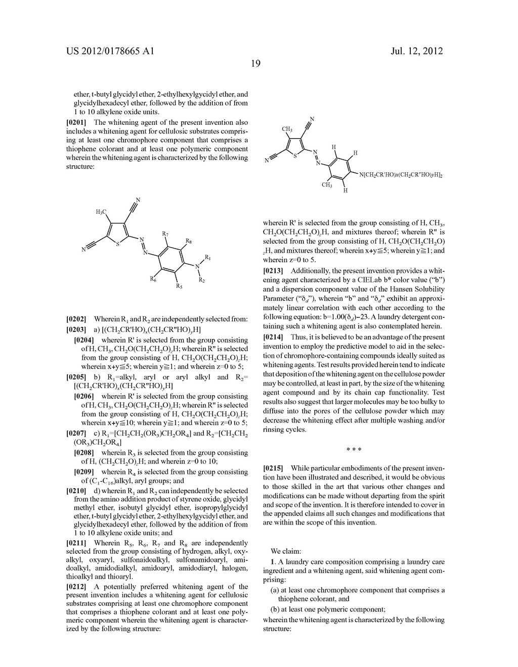 Novel Whitening Agents For Cellulosic Substrates - diagram, schematic, and image 21