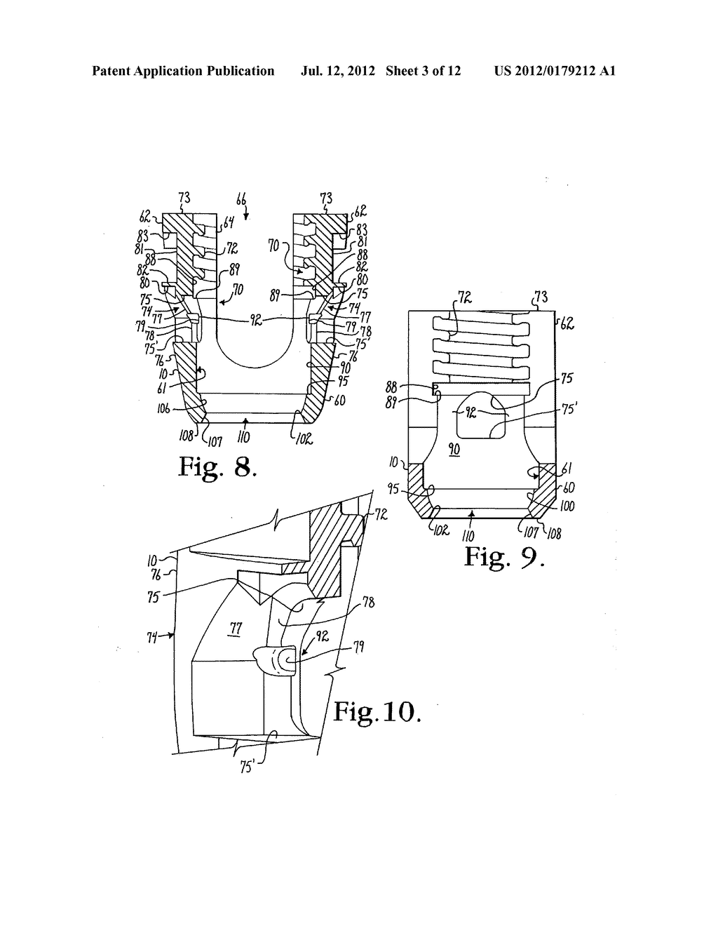 Polyaxial bone anchor with compound articulation and pop-on shank - diagram, schematic, and image 04