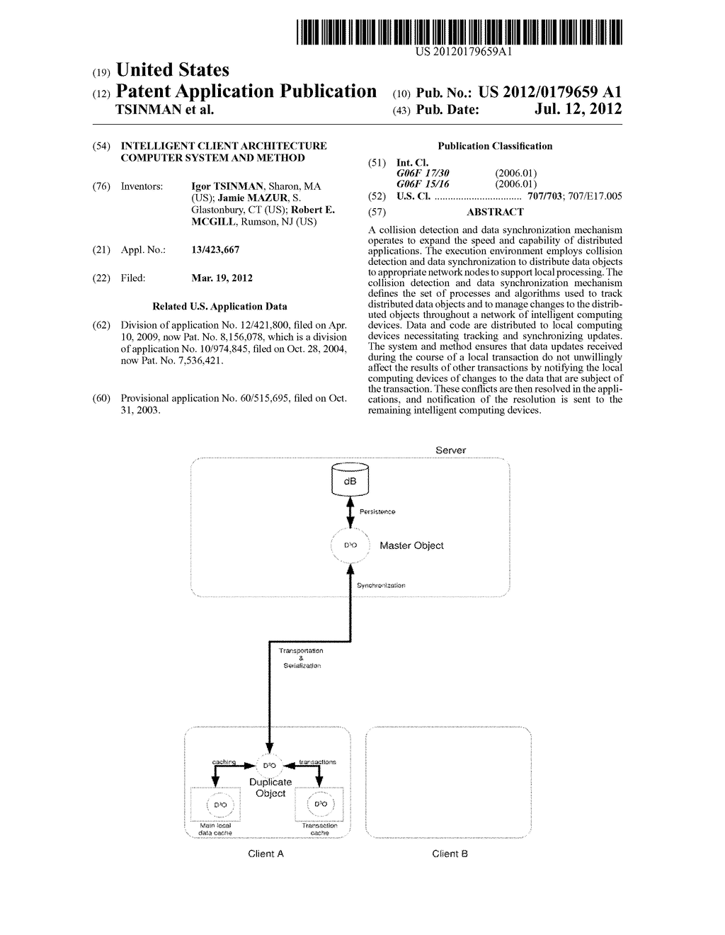 INTELLIGENT CLIENT ARCHITECTURE COMPUTER SYSTEM AND METHOD - diagram, schematic, and image 01