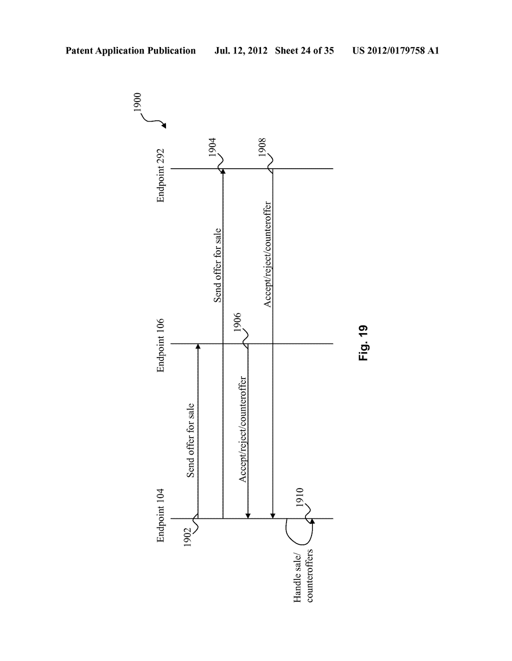 SYSTEM AND METHOD FOR TRAVERSING A NAT DEVICE FOR PEER-TO-PEER HYBRID     COMMUNICATIONS - diagram, schematic, and image 25
