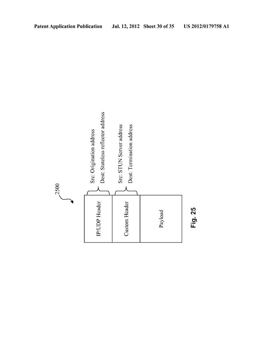 SYSTEM AND METHOD FOR TRAVERSING A NAT DEVICE FOR PEER-TO-PEER HYBRID     COMMUNICATIONS - diagram, schematic, and image 31