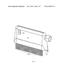 Hose-Attached Paintbrush-Cleaning Comb and Paint-roller Scraper diagram and image