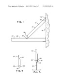 WALL BRACE SUPPORT FOR ACOUSTICAL CEILING TEE diagram and image