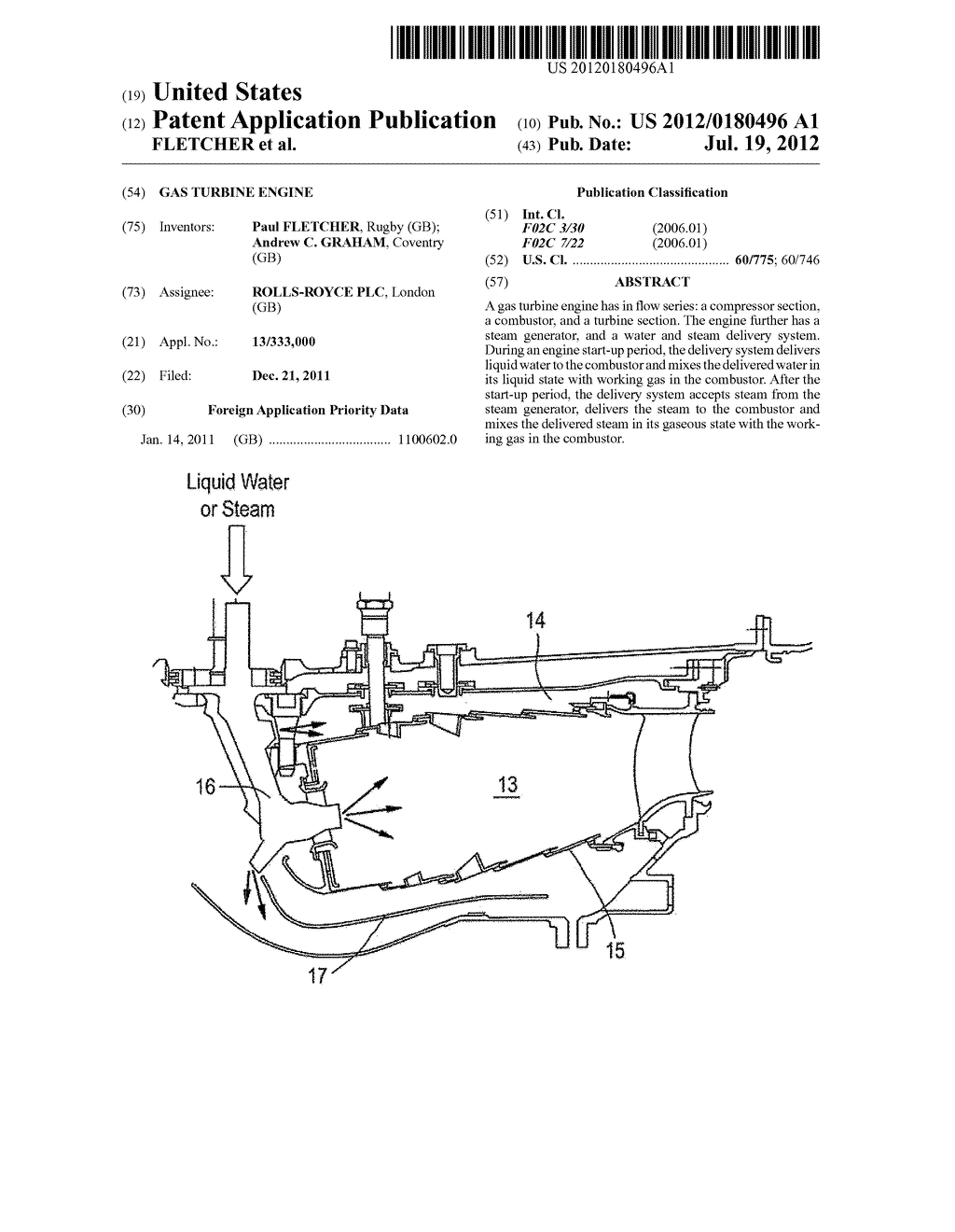 GAS TURBINE ENGINE - diagram, schematic, and image 01