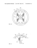 COMPELLING-TYPE CENTRIFUGAL CLUTCH DEVICE WITH C-SHAPED JOINT STRUCTURE diagram and image