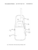 Radio Holster with Antenna Lanyard diagram and image