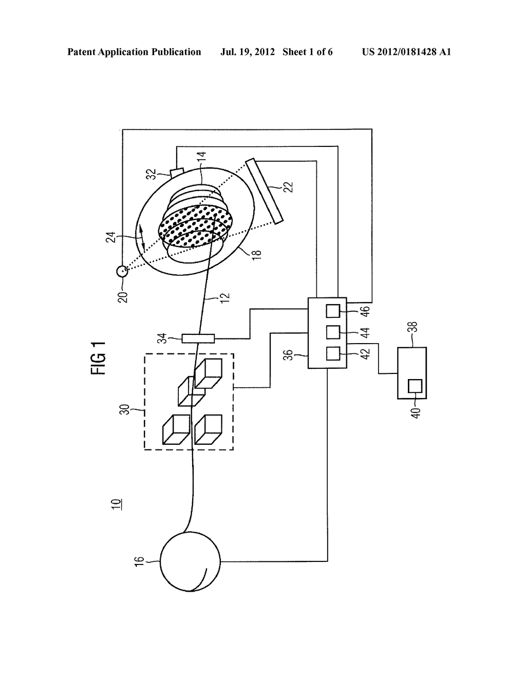DEVICE AND METHOD FOR CONTROLLING AN IRRADIATION SYSTEM - diagram, schematic, and image 02