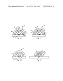 LED WITH REMOTE PHOSPHOR LAYER AND REFLECTIVE SUBMOUNT diagram and image