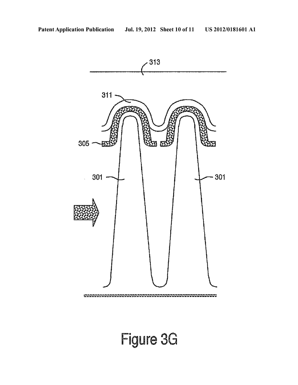 METHODS FOR FORMING A MEMORY CELL HAVING A TOP OXIDE SPACER - diagram, schematic, and image 11