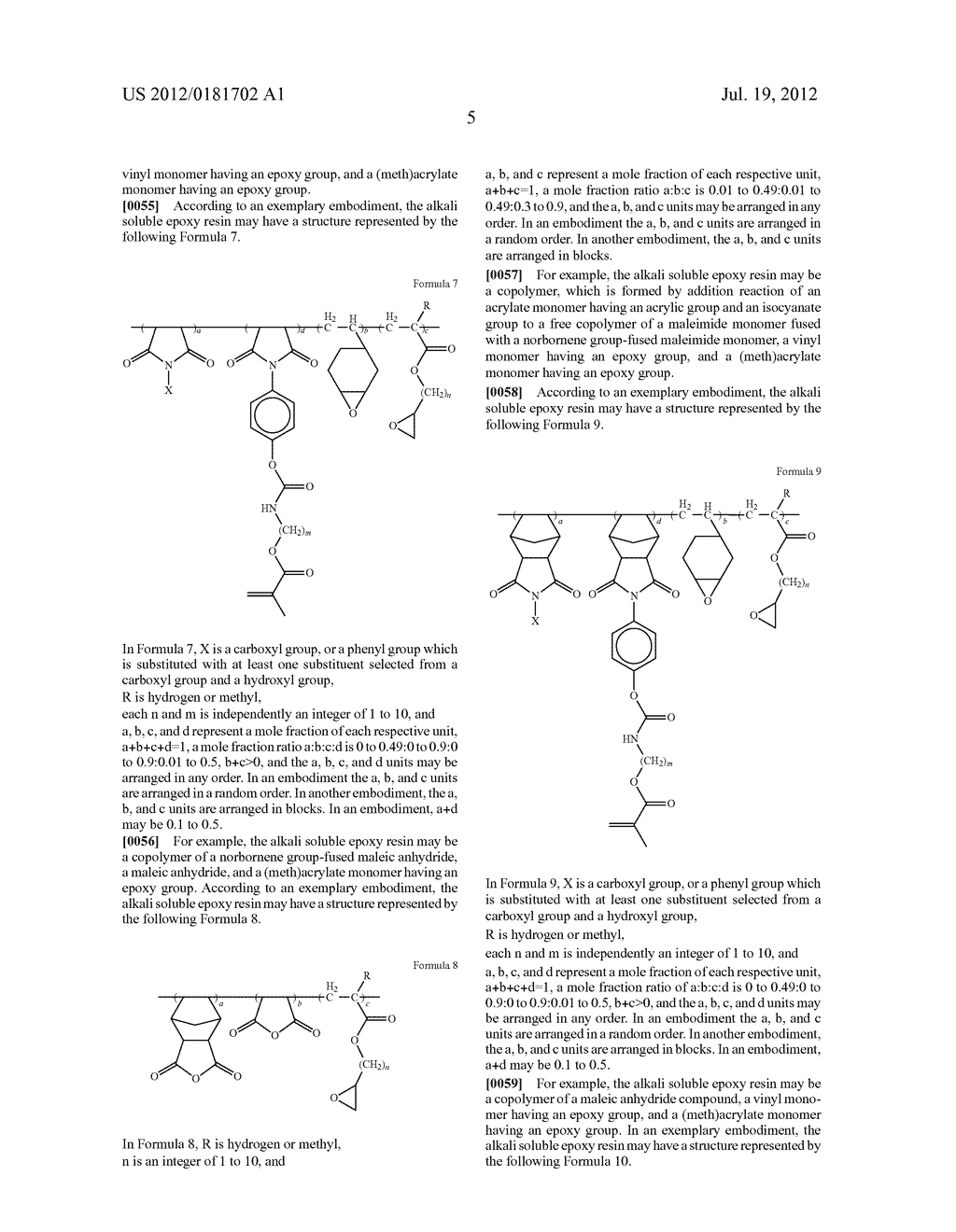 PHOTOSENSITIVE ADHESIVE COMPOSITION HAVING ALKALI SOLUBLE EPOXY RESIN, AND     PATTERNABLE ADHESIVE FILM USING THE SAME - diagram, schematic, and image 08