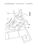 Retractable and automatic positioning wheels for snowmobiles diagram and image