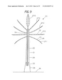 SOLAR ARRAY RESEMBLING NATURAL FOLIAGE INCLUDING MEANS FOR WIRELESS     TRANSMISSION OF ELECTRIC POWER diagram and image