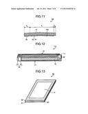 INPUT DEVICE AND DISPLAY DEVICE PROVIDED WITH SAME diagram and image