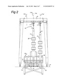 VERTICAL OFFSHORE FLEXIBLE PIPELINE ASSEMBLY diagram and image