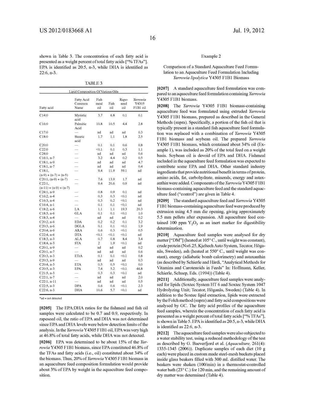 AQUACULTURE FEED COMPOSITIONS - diagram, schematic, and image 18