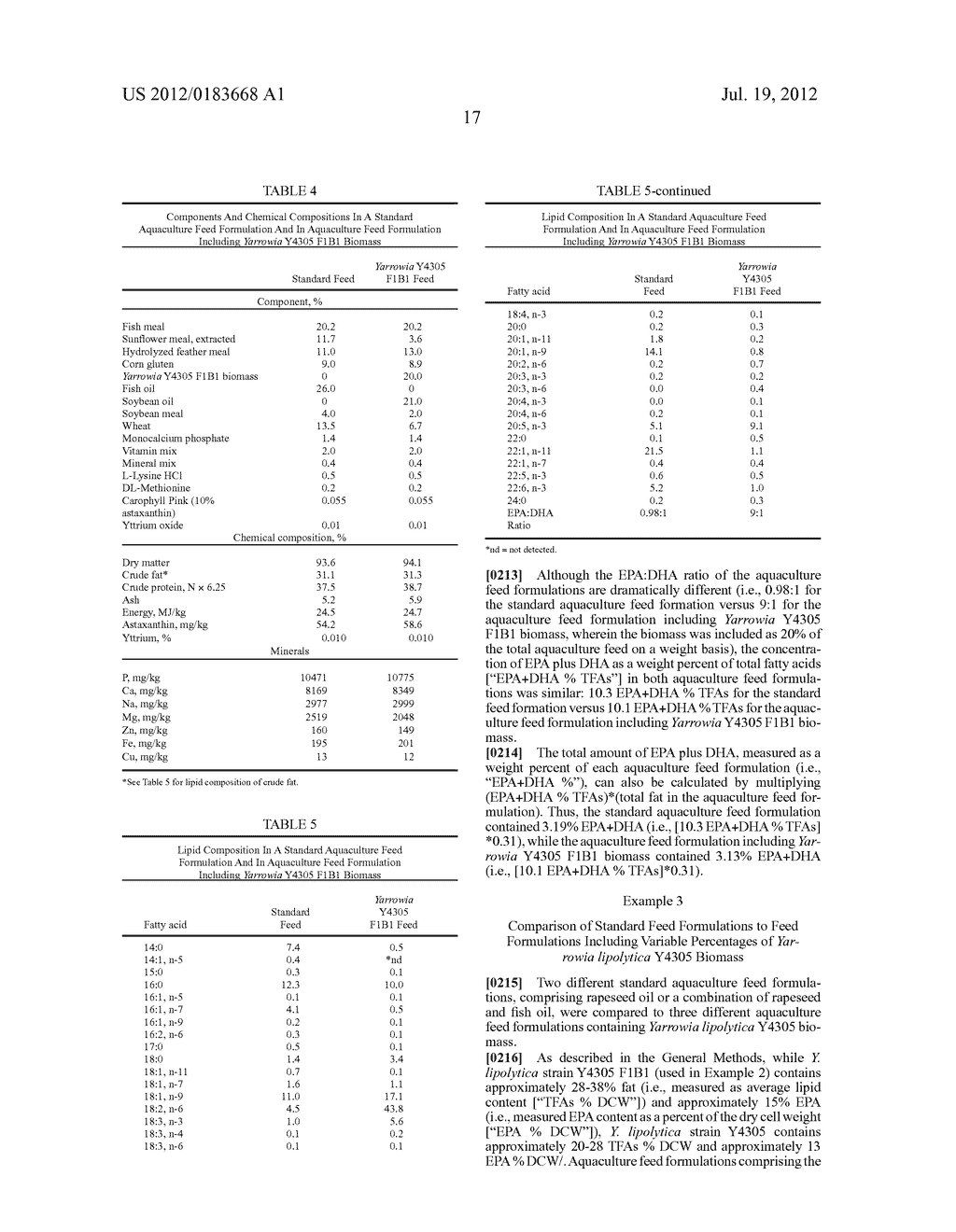 AQUACULTURE FEED COMPOSITIONS - diagram, schematic, and image 19