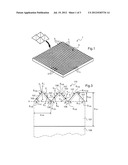 TEXTURED TRANSPARENT PLATE AND METHOD OF MANUFACTURING SUCH A PLATE diagram and image