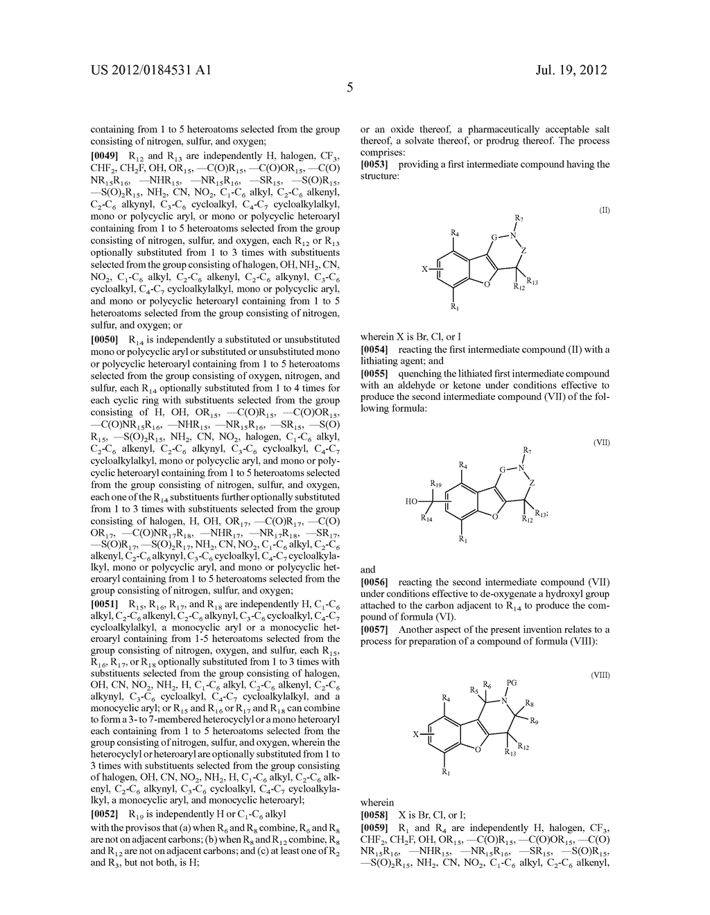 BENZOFURO[3,2-c] PYRIDINES AND RELATED ANALOGS AS SEROTONIN SUB-TYPE 6     (5-HT6) MODULATORS FOR THE TREATMENT OF OBESITY, METABOLIC SYNDROME,     COGNITION AND SCHIZOPHRENIA - diagram, schematic, and image 06