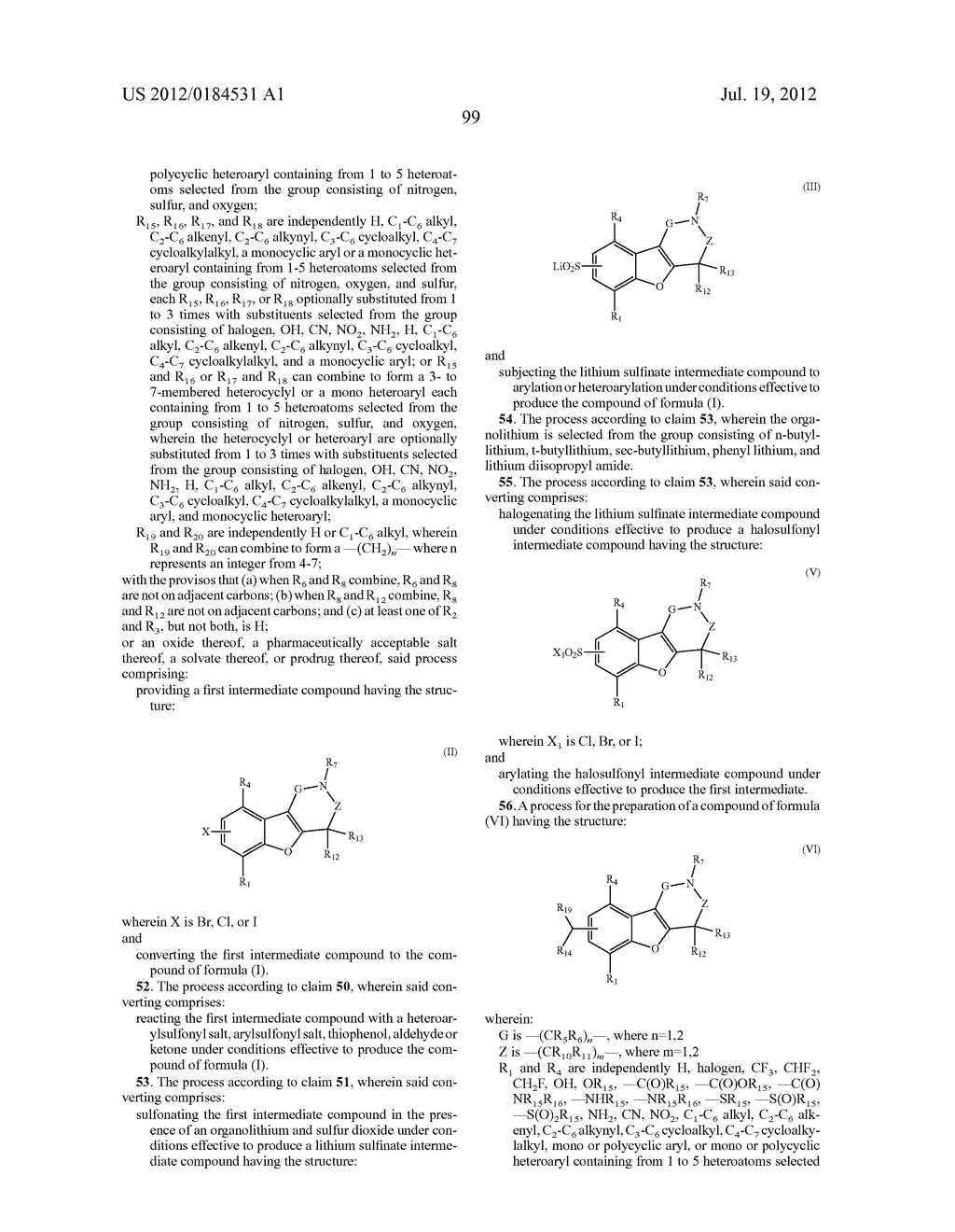 BENZOFURO[3,2-c] PYRIDINES AND RELATED ANALOGS AS SEROTONIN SUB-TYPE 6     (5-HT6) MODULATORS FOR THE TREATMENT OF OBESITY, METABOLIC SYNDROME,     COGNITION AND SCHIZOPHRENIA - diagram, schematic, and image 100