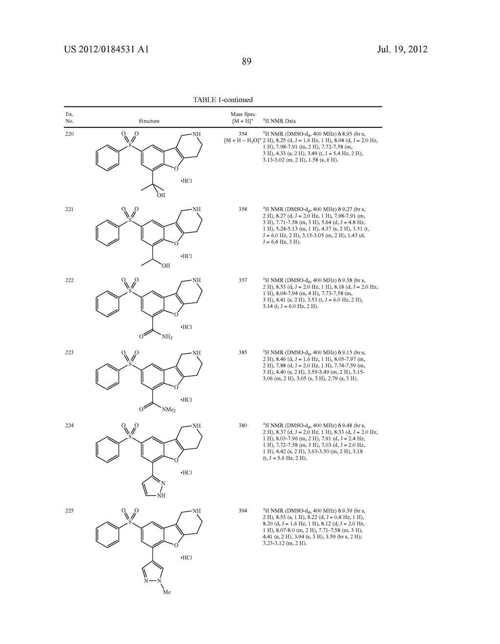 BENZOFURO[3,2-c] PYRIDINES AND RELATED ANALOGS AS SEROTONIN SUB-TYPE 6     (5-HT6) MODULATORS FOR THE TREATMENT OF OBESITY, METABOLIC SYNDROME,     COGNITION AND SCHIZOPHRENIA - diagram, schematic, and image 90
