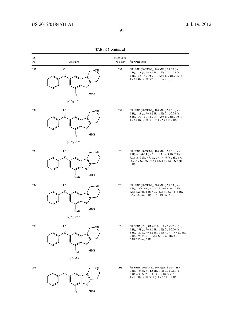 BENZOFURO[3,2-c] PYRIDINES AND RELATED ANALOGS AS SEROTONIN SUB-TYPE 6     (5-HT6) MODULATORS FOR THE TREATMENT OF OBESITY, METABOLIC SYNDROME,     COGNITION AND SCHIZOPHRENIA - diagram, schematic, and image 92
