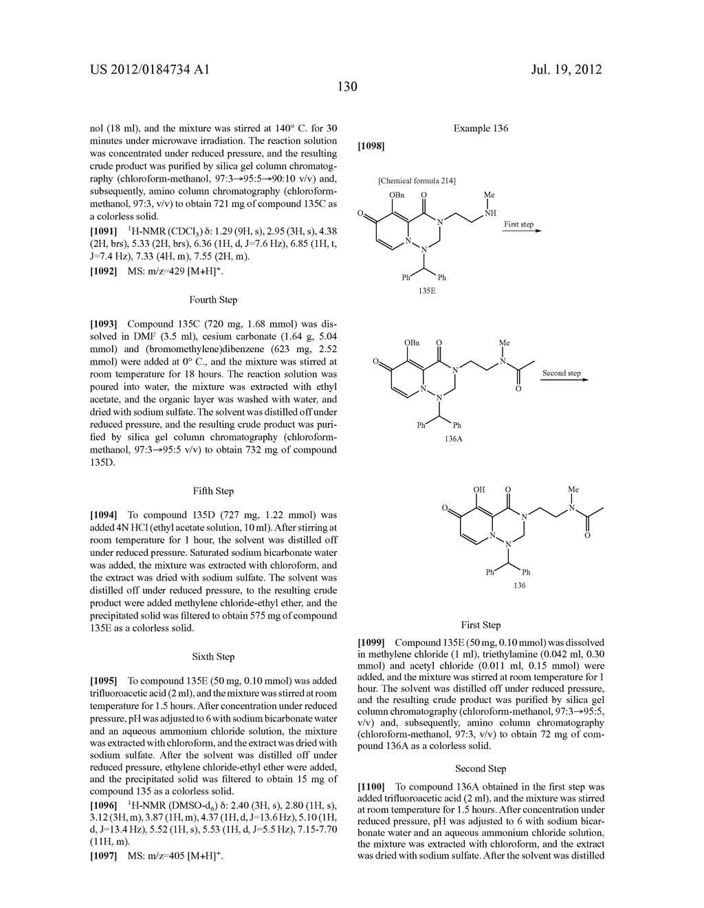 SUBSTITUTED POLYCYCLIC CARBAMOYLPYRIDONE DERIVATIVE - diagram, schematic, and image 131