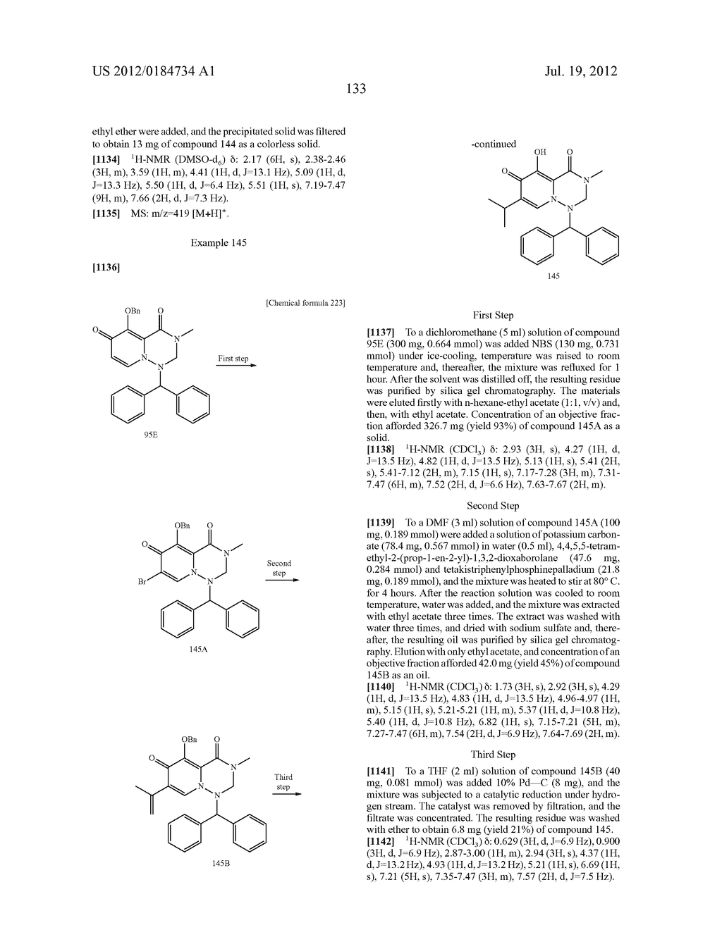 SUBSTITUTED POLYCYCLIC CARBAMOYLPYRIDONE DERIVATIVE - diagram, schematic, and image 134