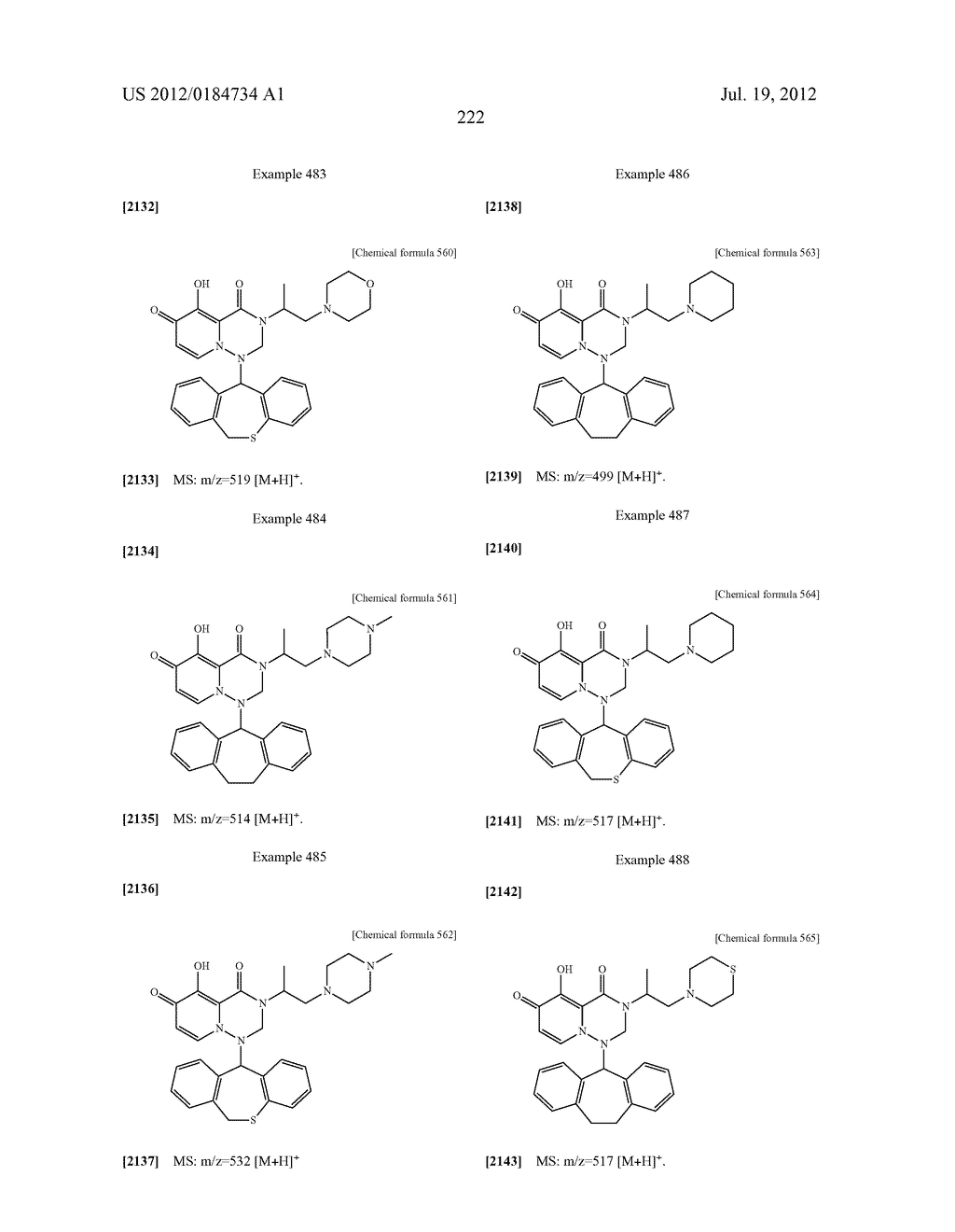 SUBSTITUTED POLYCYCLIC CARBAMOYLPYRIDONE DERIVATIVE - diagram, schematic, and image 223