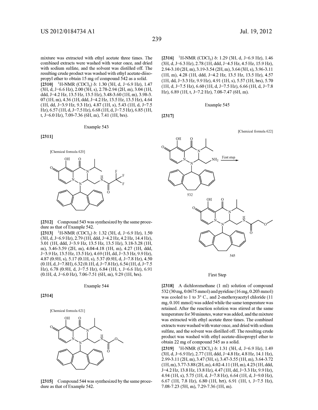 SUBSTITUTED POLYCYCLIC CARBAMOYLPYRIDONE DERIVATIVE - diagram, schematic, and image 240