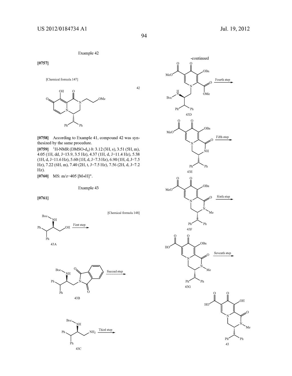 SUBSTITUTED POLYCYCLIC CARBAMOYLPYRIDONE DERIVATIVE - diagram, schematic, and image 95