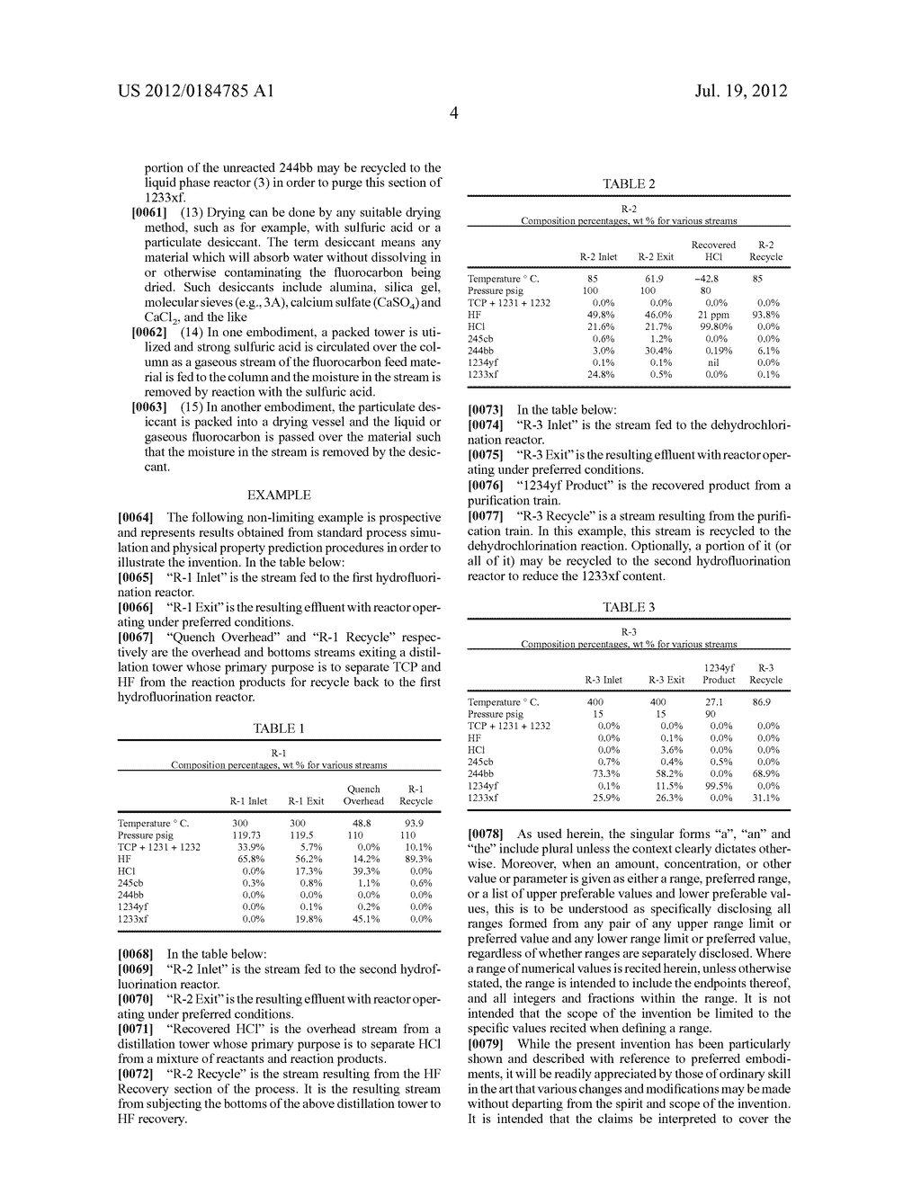METHODS OF MAKING 2,3,3,3-TETRAFLUORO-2-PROPENE - diagram, schematic, and image 07