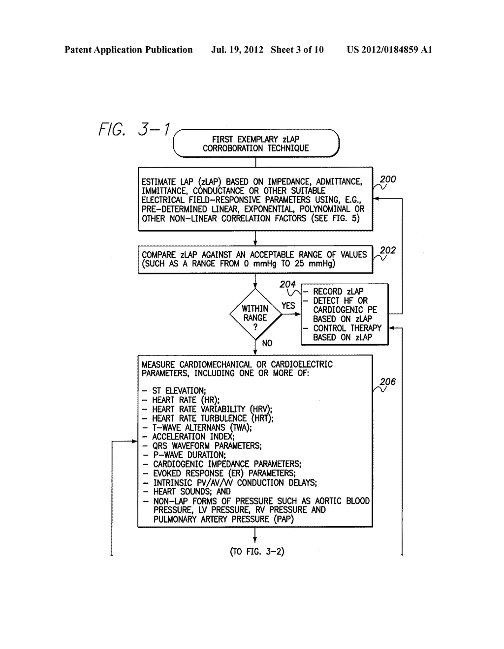 SYSTEMS AND METHODS FOR CORROBORATING IMPEDANCE-BASED LEFT ATRIAL PRESSURE     (LAP) ESTIMATES FOR USE BY AN IMPLANTABLE MEDICAL DEVICE - diagram, schematic, and image 04