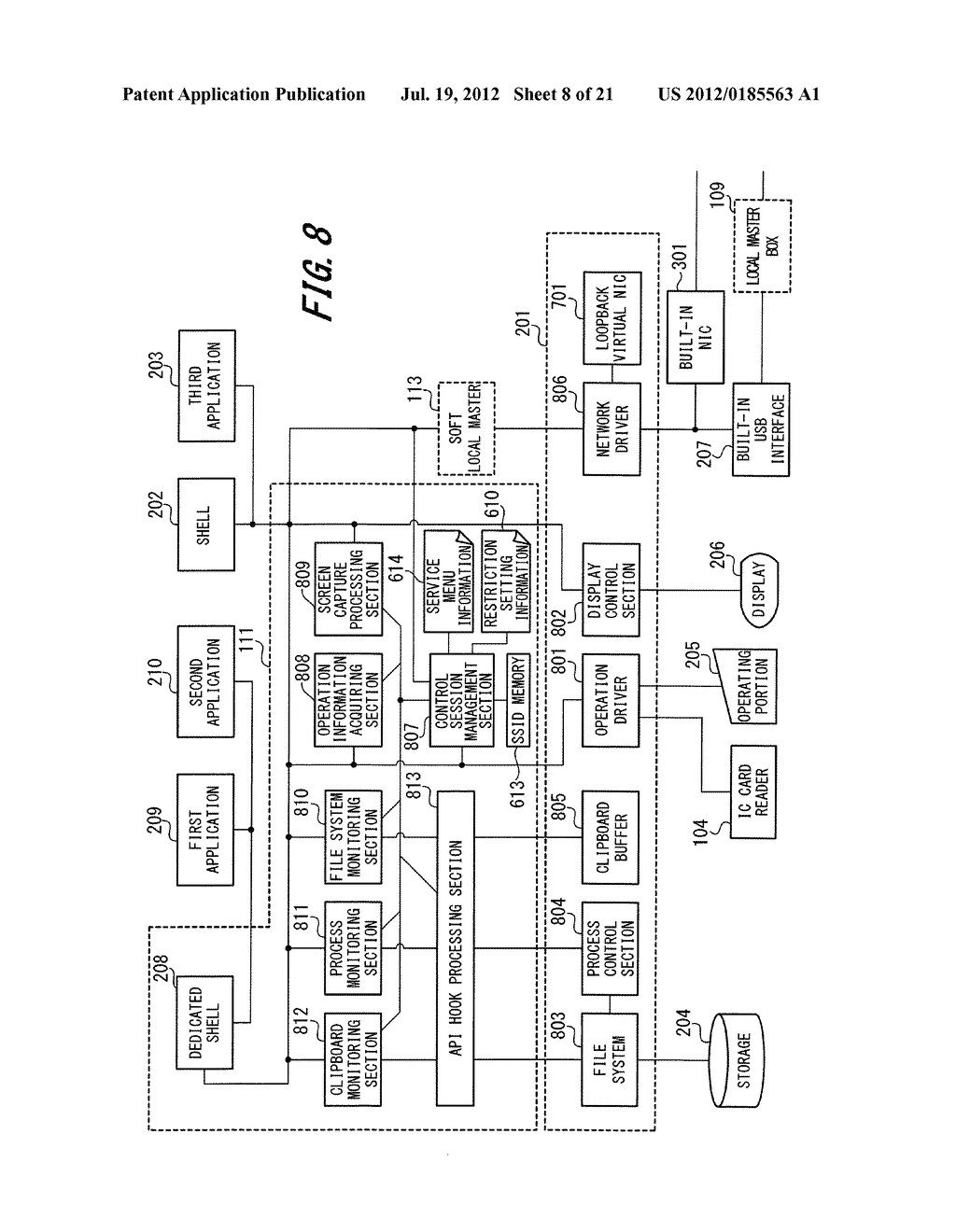 NETWORK SYSTEM, VIRTUAL PRIVATE CONNECTION FORMING METHOD, STATIC NAT     FORMING DEVICE, REVERSE PROXY SERVER AND VIRTUAL CONNECTION CONTROL     DEVICE - diagram, schematic, and image 09