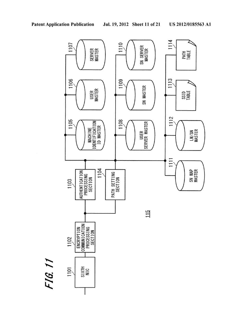 NETWORK SYSTEM, VIRTUAL PRIVATE CONNECTION FORMING METHOD, STATIC NAT     FORMING DEVICE, REVERSE PROXY SERVER AND VIRTUAL CONNECTION CONTROL     DEVICE - diagram, schematic, and image 12