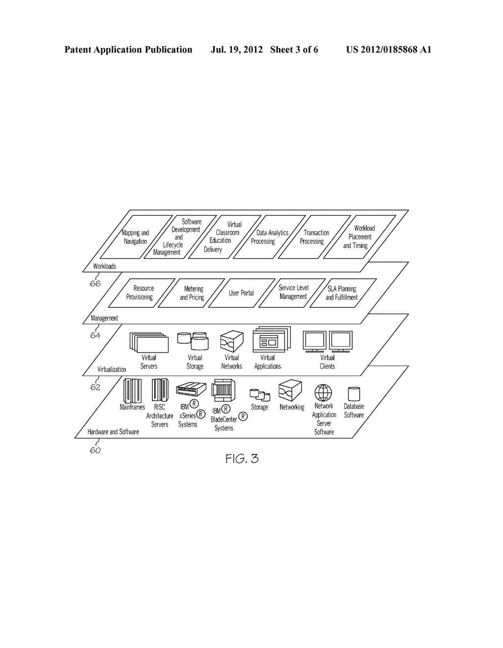 WORKLOAD PLACEMENT ON AN OPTIMAL PLATFORM IN A NETWORKED COMPUTING     ENVIRONMENT - diagram, schematic, and image 04