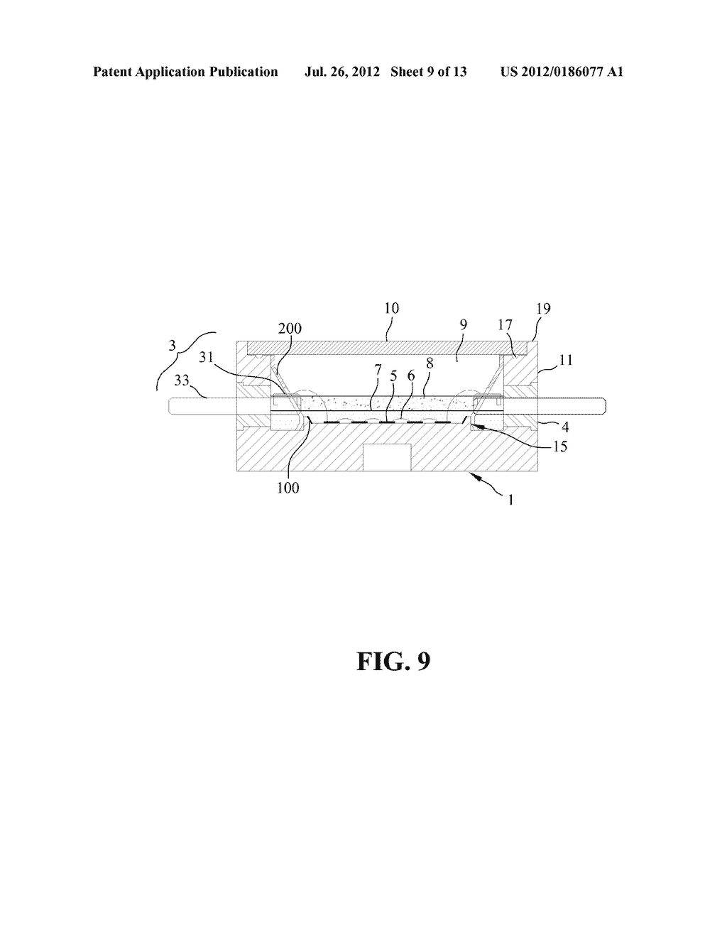Method For Packaging Airtight Multi-Layer Array Type LED - diagram, schematic, and image 10