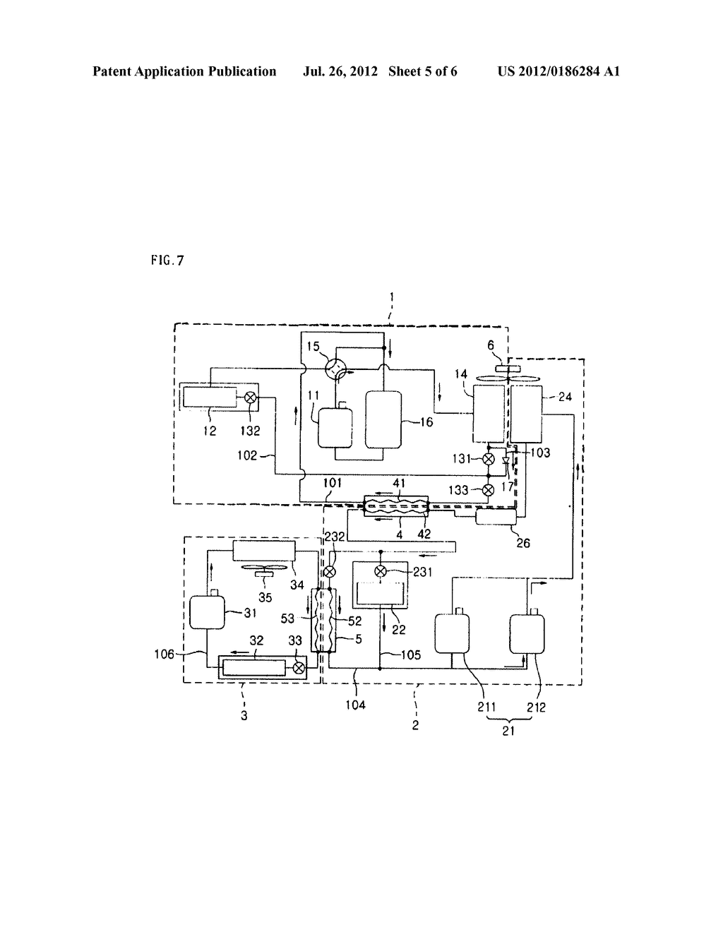 REFRIGERANT SYSTEM AND METHOD FOR CONTROLLING THE SAME - diagram, schematic, and image 06